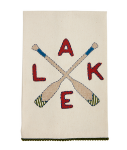 lake applique towels