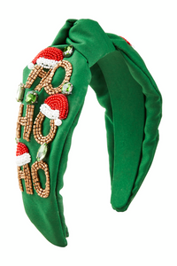 holiday beaded headband
