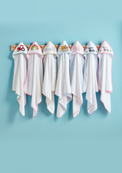 bow hooded towel