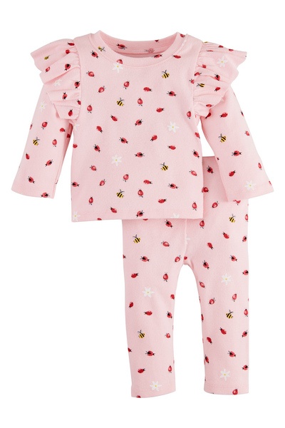 baby ladybug 2pc legging set
