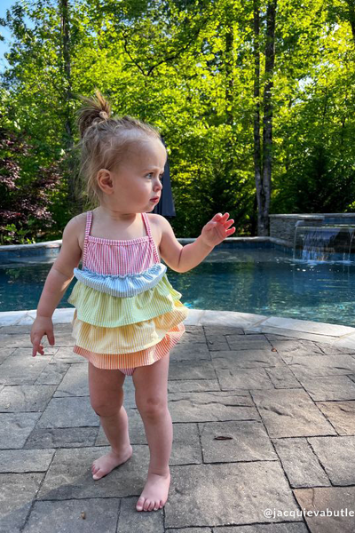 sucker ruffle swimsuit