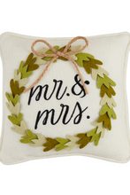 Load image into Gallery viewer, mini wedding felt pillow
