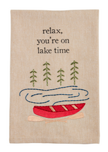 Load image into Gallery viewer, lake embroidered towels
