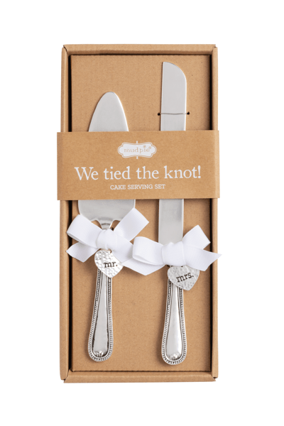 wedding charm cake serving set