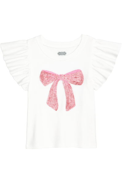 girls ruffle tee