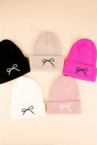 bow beanie