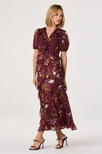 Load image into Gallery viewer, burnout floral midi dress
