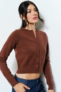 button long sleeve cardigan