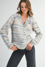 Load image into Gallery viewer, collared stripe sweater
