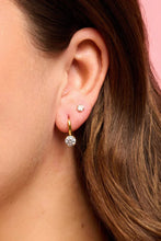 Load image into Gallery viewer, cz gem huggies waterproof
