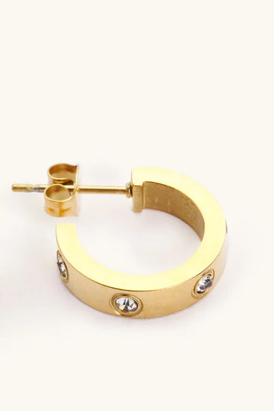 cz inset hoop waterproof