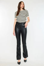 Load image into Gallery viewer, hirise bootcut leather jean
