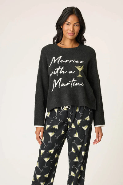 merrier with a martini sweater