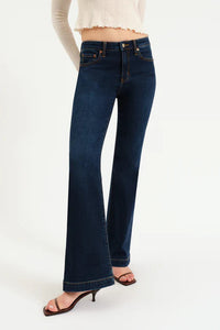 midrise flare jean
