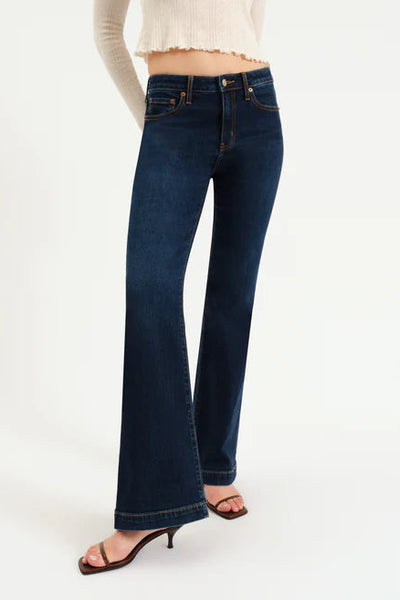 midrise flare jean