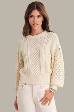 Load image into Gallery viewer, multi knit cable sweater
