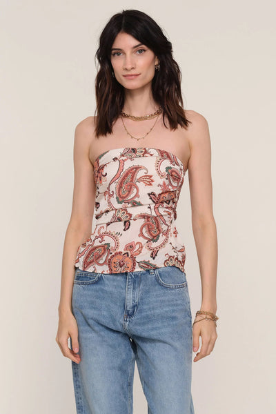 paisley tube top