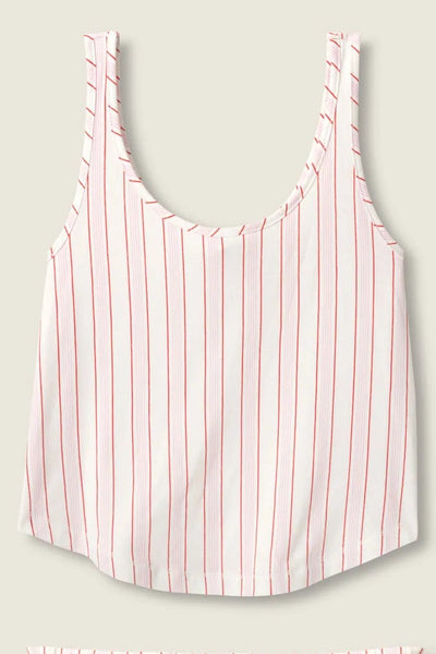 pink stripe tank