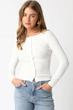 Load image into Gallery viewer, rib henley tee

