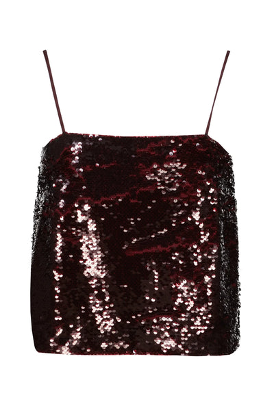 sequin cami top