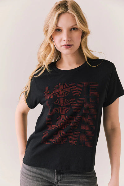 short sleeve love repeat tee