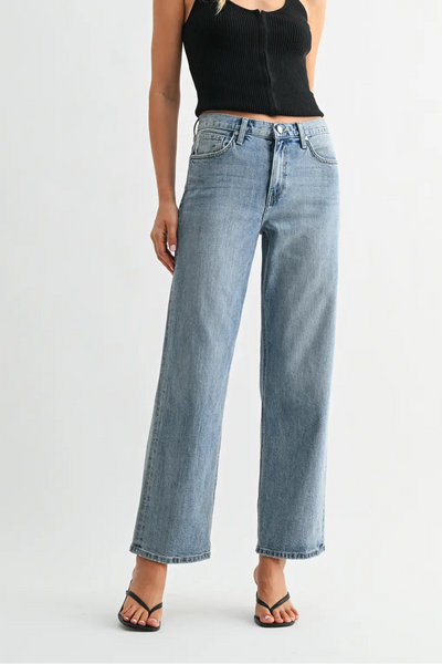straight selvage cuff jean