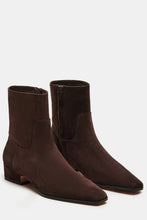 Load image into Gallery viewer, suede block heel bootie

