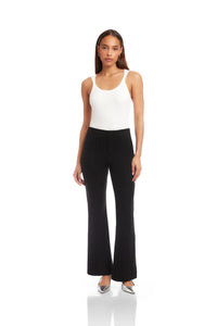 sueded bootcut pant
