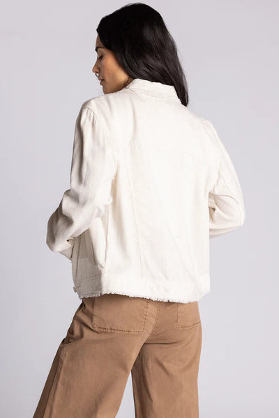 tencel fray jacket