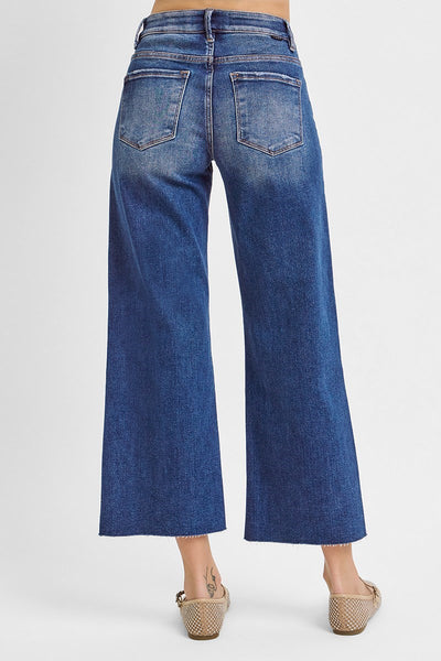 tummy control midrise wide jean