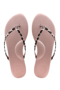 vleather flip flop-leo