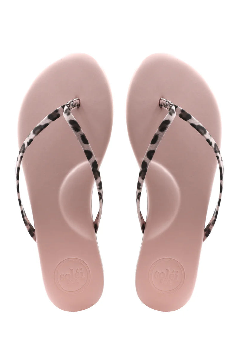 vleather flip flop-leo