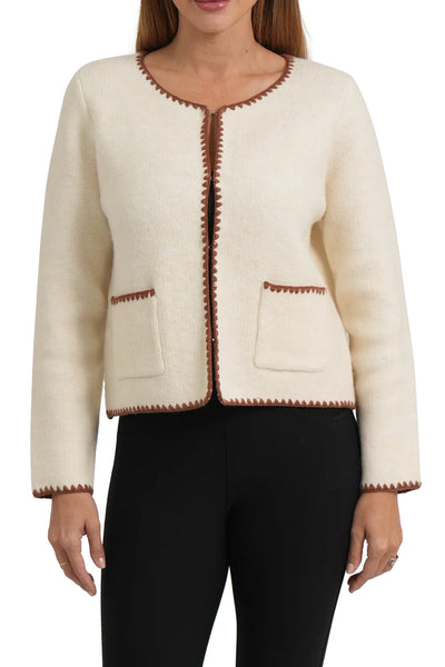 whipstitch cardigan