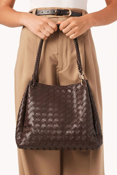 woven shoulder bag