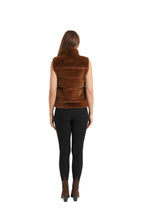 Load image into Gallery viewer, faux fur zip vest
