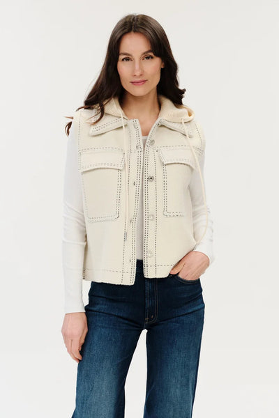 vest with removable hood