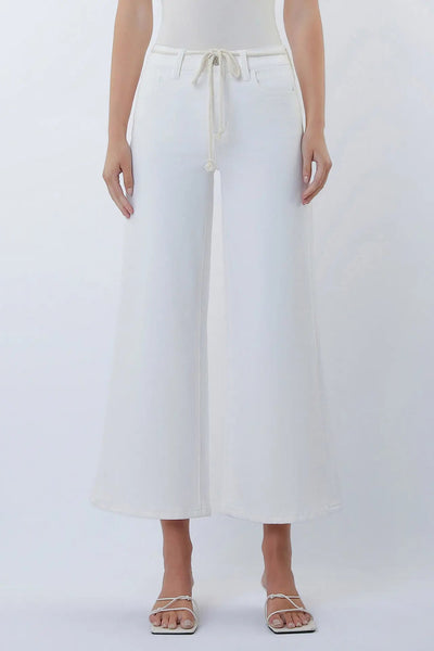 hirise drawstring crop wide