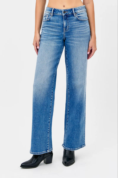 midrise dad jean