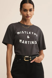 mistletoe + martini tee