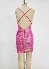 Load image into Gallery viewer, sequin x back dress
