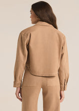 Load image into Gallery viewer, washed twill crop jacket
