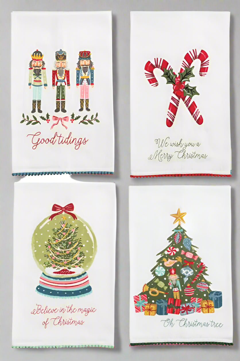 xmas print towel