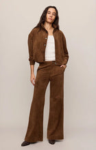 Load image into Gallery viewer, Faux Suede Bubble Hem Jacket
