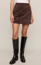 Load image into Gallery viewer, Faux Suede Mini Skirt
