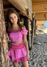 Load image into Gallery viewer, girls double tie bandana print top
