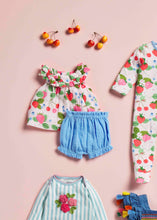 Load image into Gallery viewer, baby berry pinafore &amp; bloomer
