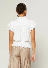 Load image into Gallery viewer, smock waist short sleeve blouse
