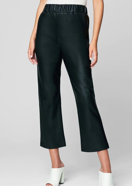 v leather pull on pant