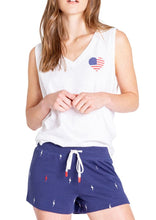 Load image into Gallery viewer, women embroidered bolts short
