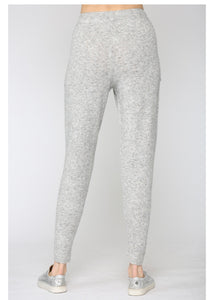 knit speckle jogger